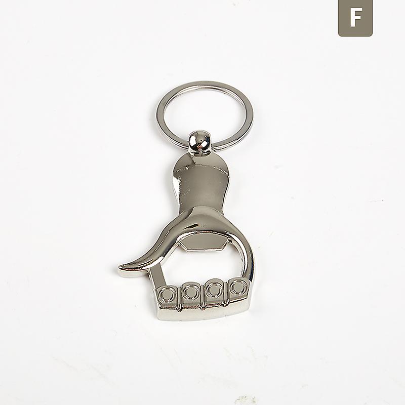 New Key Chain Aluminum Beer Bottle And Can Opener Small Beverage Ring Sliver
