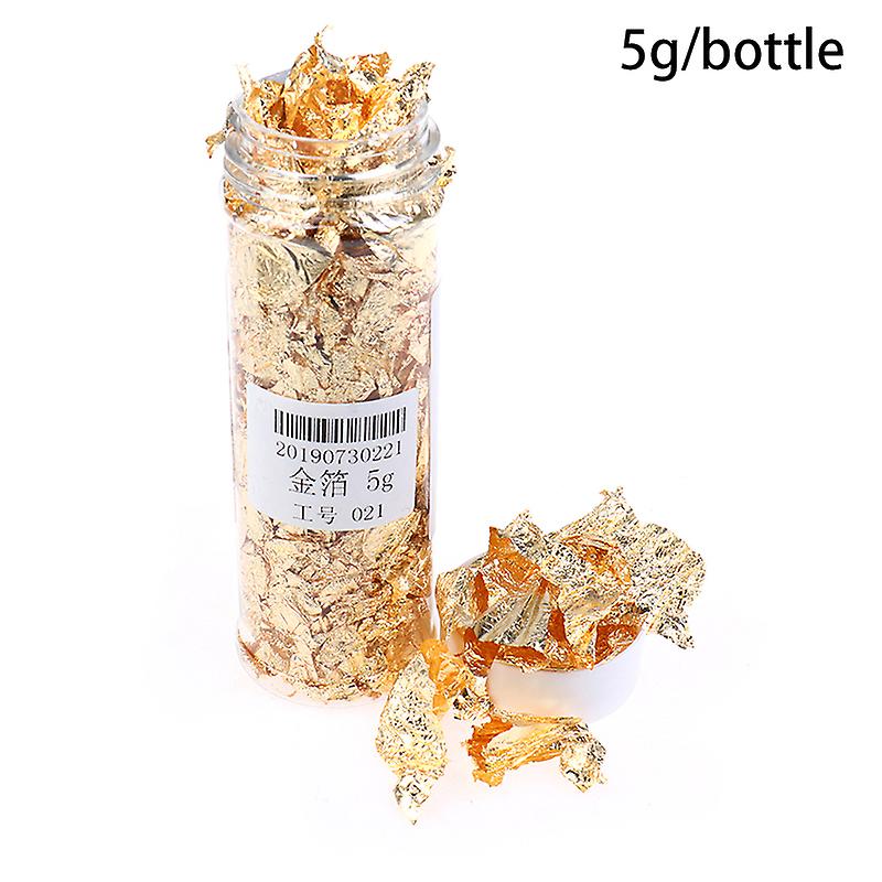 5g Gold Leaf Flakes Decorative Dishes Chef Art Cake Decorating Tools Chocolates