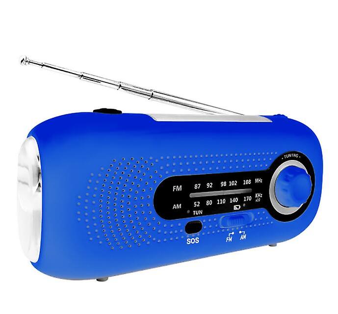 Pxcl (blue)disaster Prevention And Emergency Solar Power Generation Radio