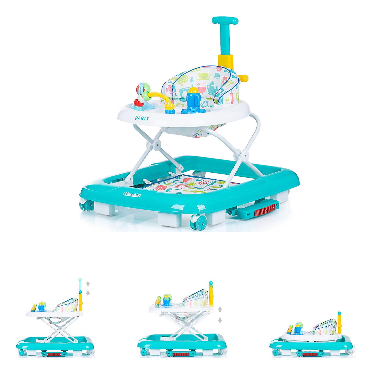 Chipolino Baby Walker 4in 1 Κόμμα Rocker, ρυθμιζόμενο ύψος, πώμα, αναδιπλούμενο