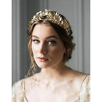 FRCOLOR Braut Stirnband Tiara – Doppelring-Krone In Gold Oder Silber, 2 Stück, Für Hochzeit & Feste