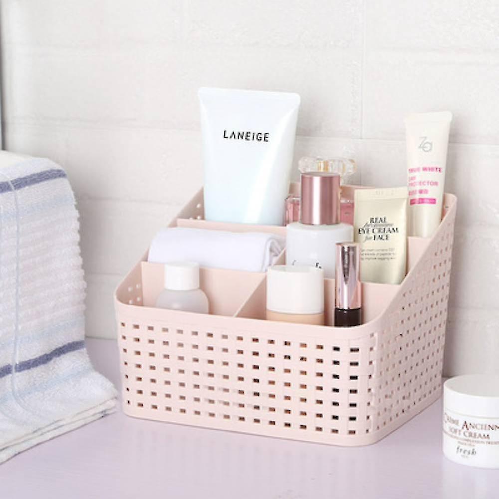 Hollow Multi-grid Desktop Storage Box, Cosmetic Remote Control Multi-function Storage Box, Sundries