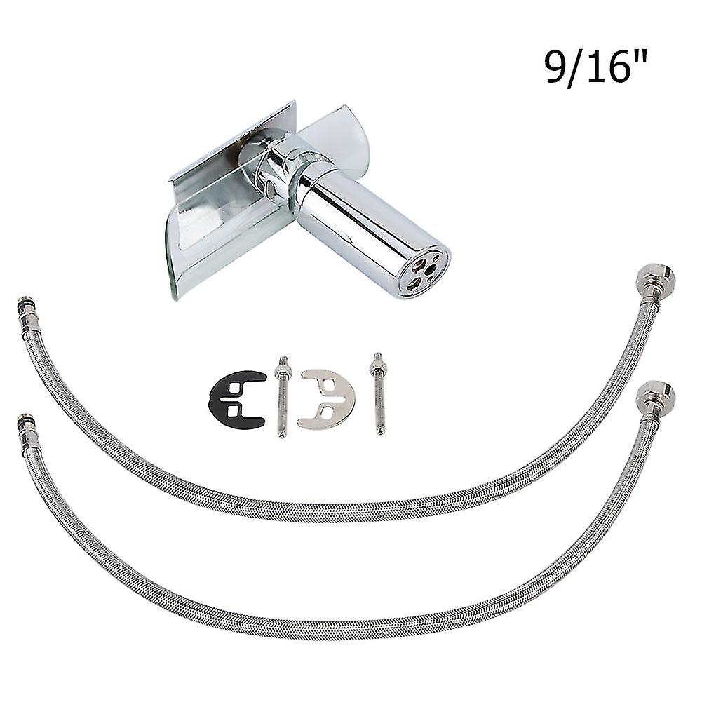 صنبور زجاج الحمام حوض غسيل صنابير خلاط ساخنة وباردة (9/16 بوصة)