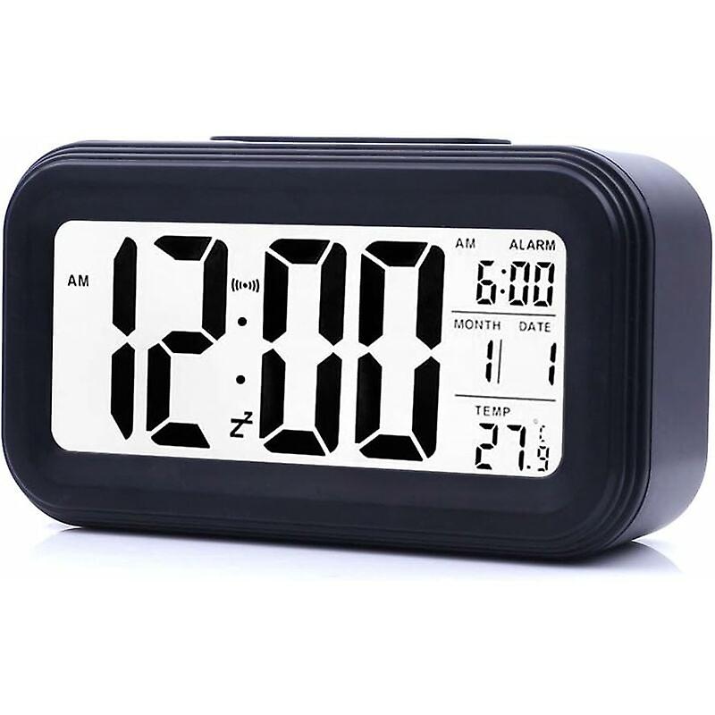 Electronic clock with LED display (black)