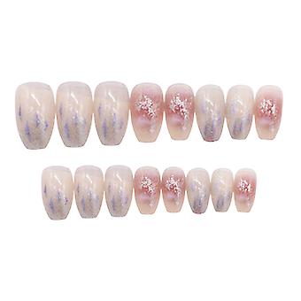 Salon Fake Nails Press On Nails French Style Long Detachable Press-on False Nails For Women Nails Decor