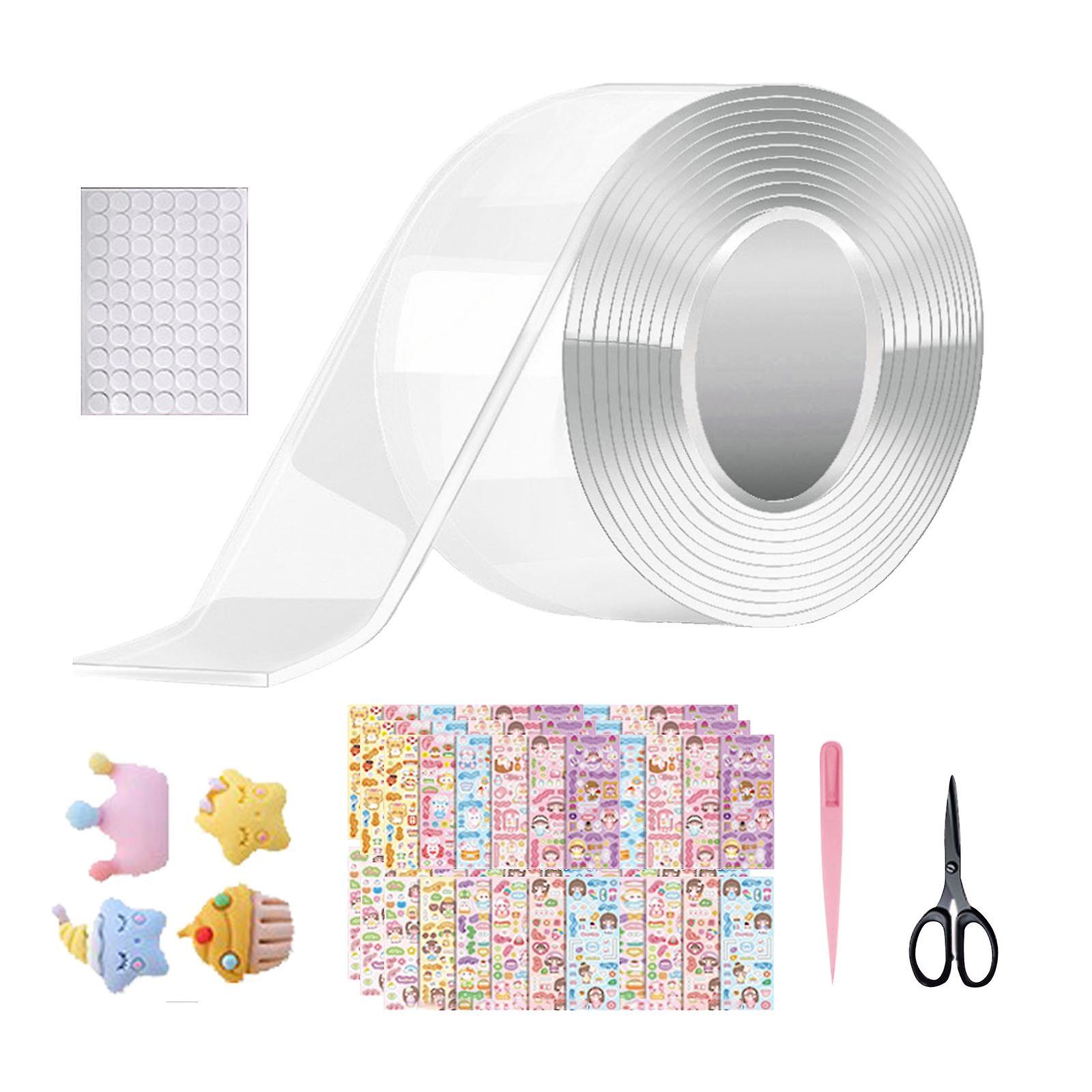 Blow Bubble Double Sided Tape DIY Crafts Multipurpose Creative Sticky Tape Style E