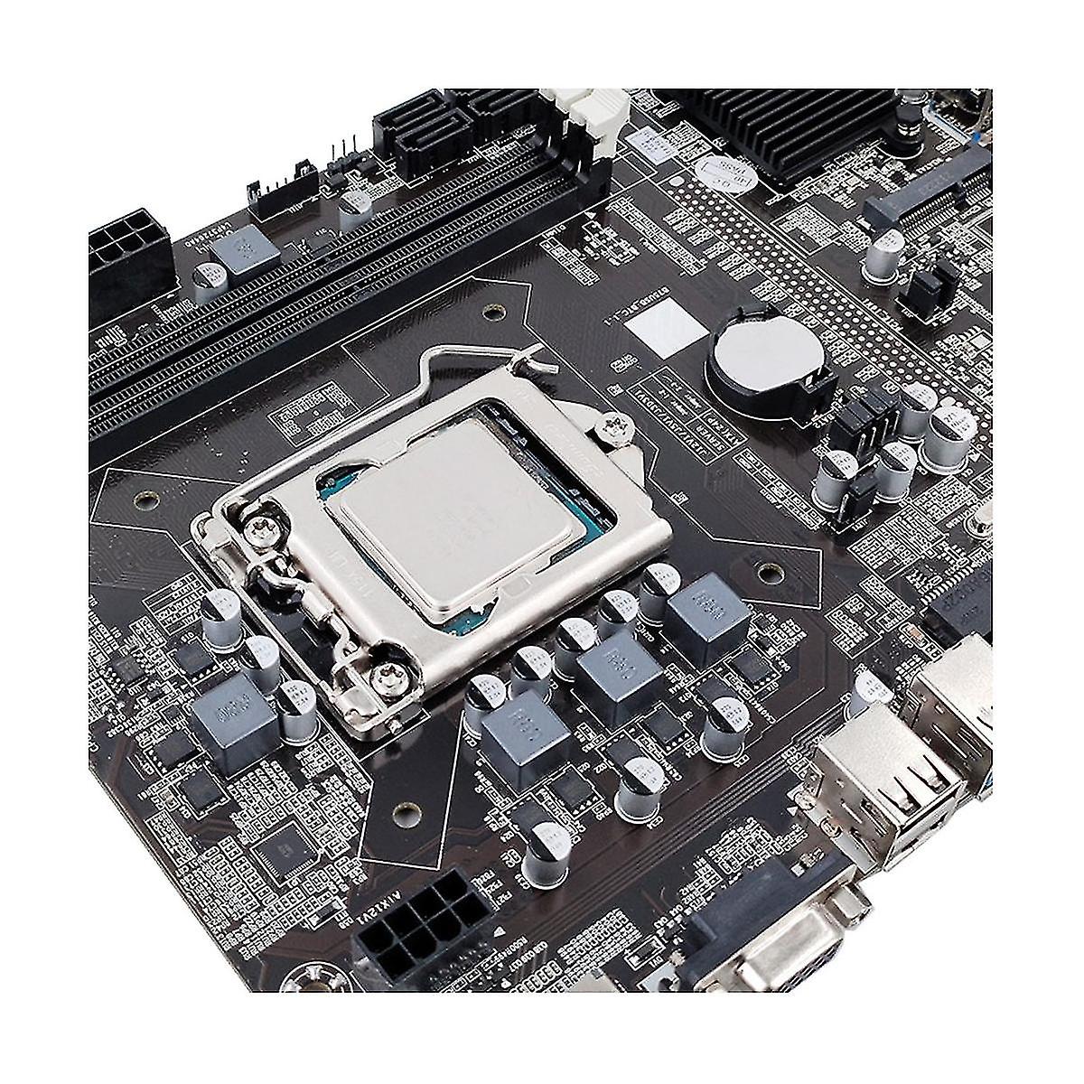 B75 12gpu Btc Mboard+g1610 Cpu+sata Cable+ Grease 2xddr3 Ram B75 12usb M