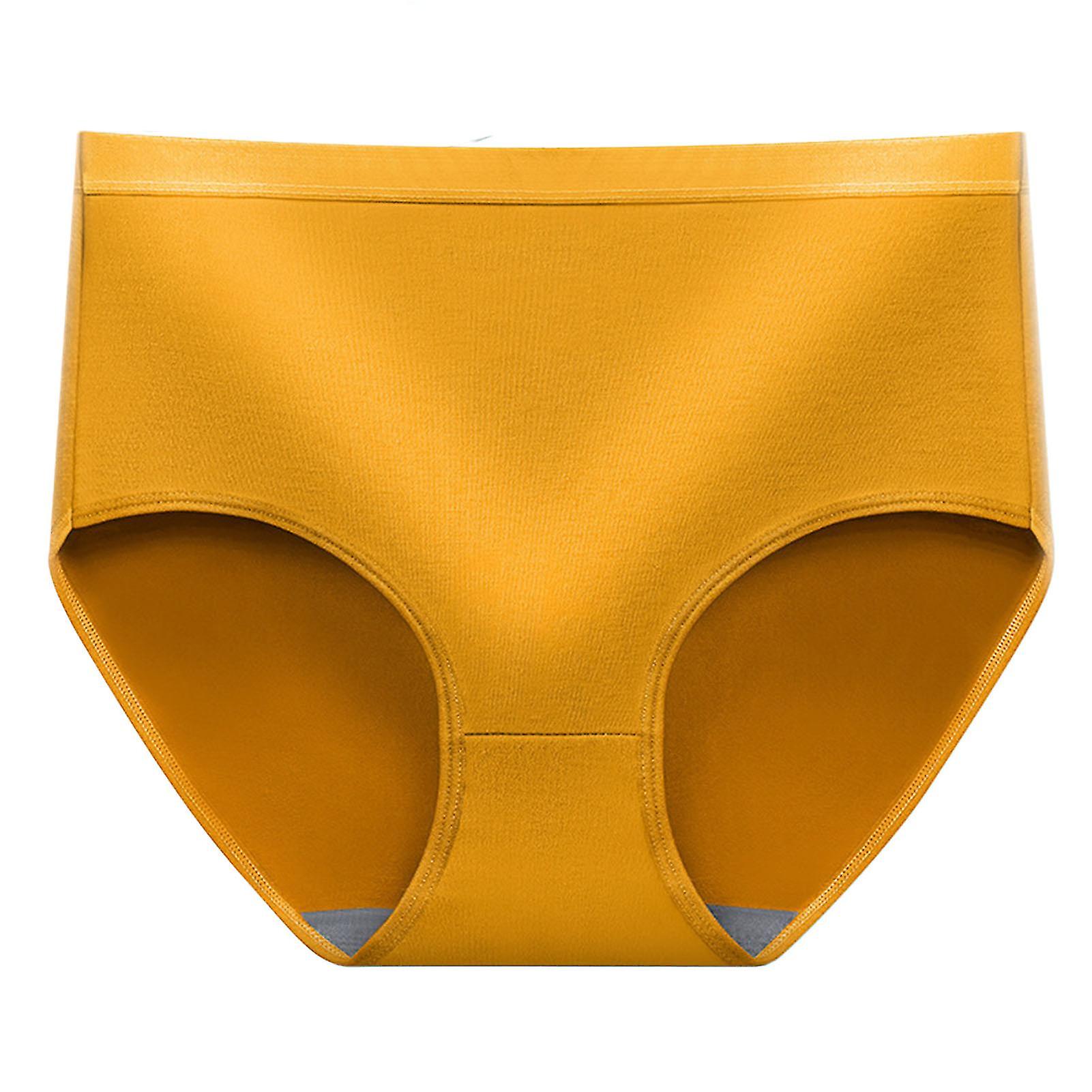 Women Briefs Mid Waist Breathable Solid Color High Elasticity Quick Dry Butt-lifted Soft Anti-pilling Lady Underpants
