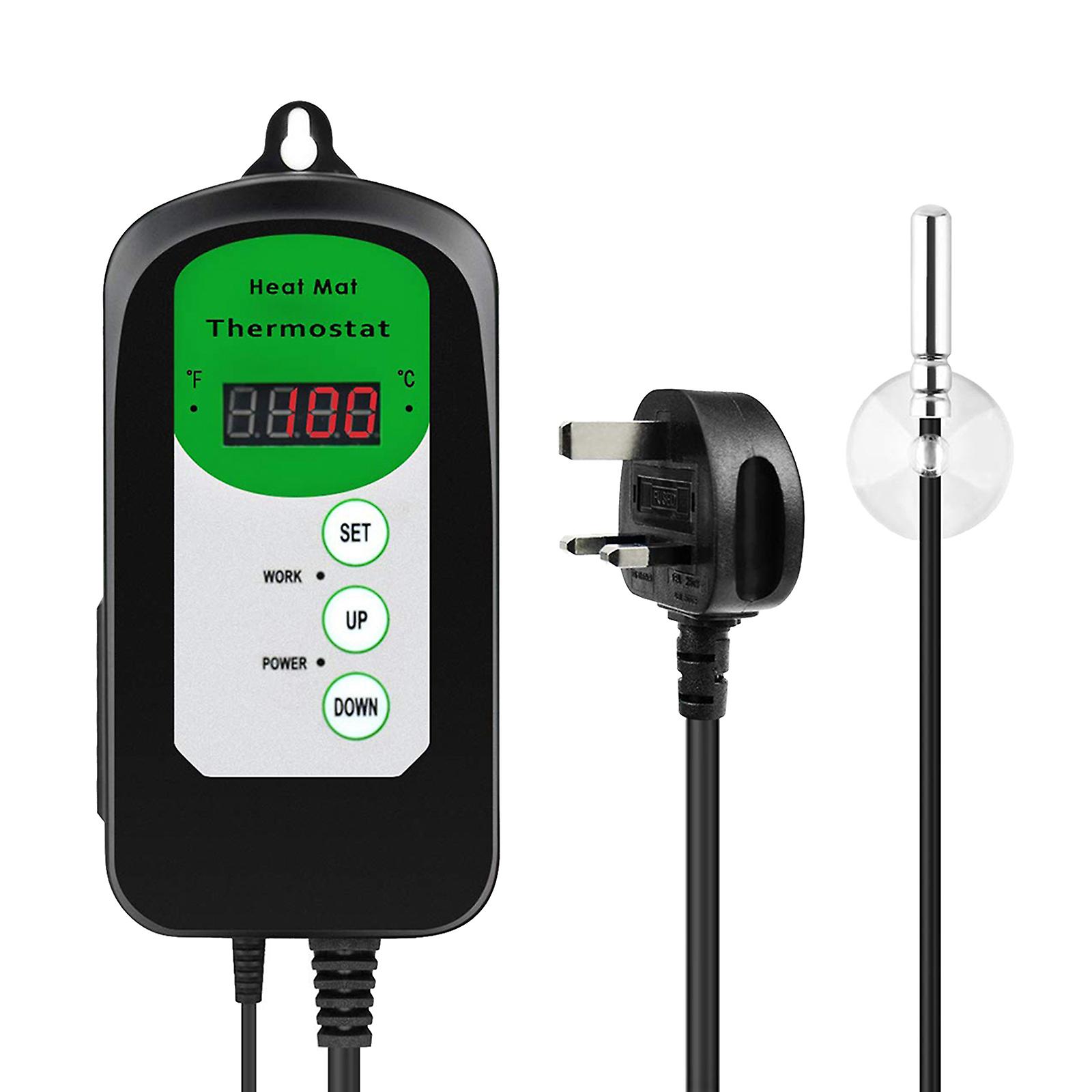 1000W 240V Aquarium Reptile Thermostat Digital Temperature Controller Outlet