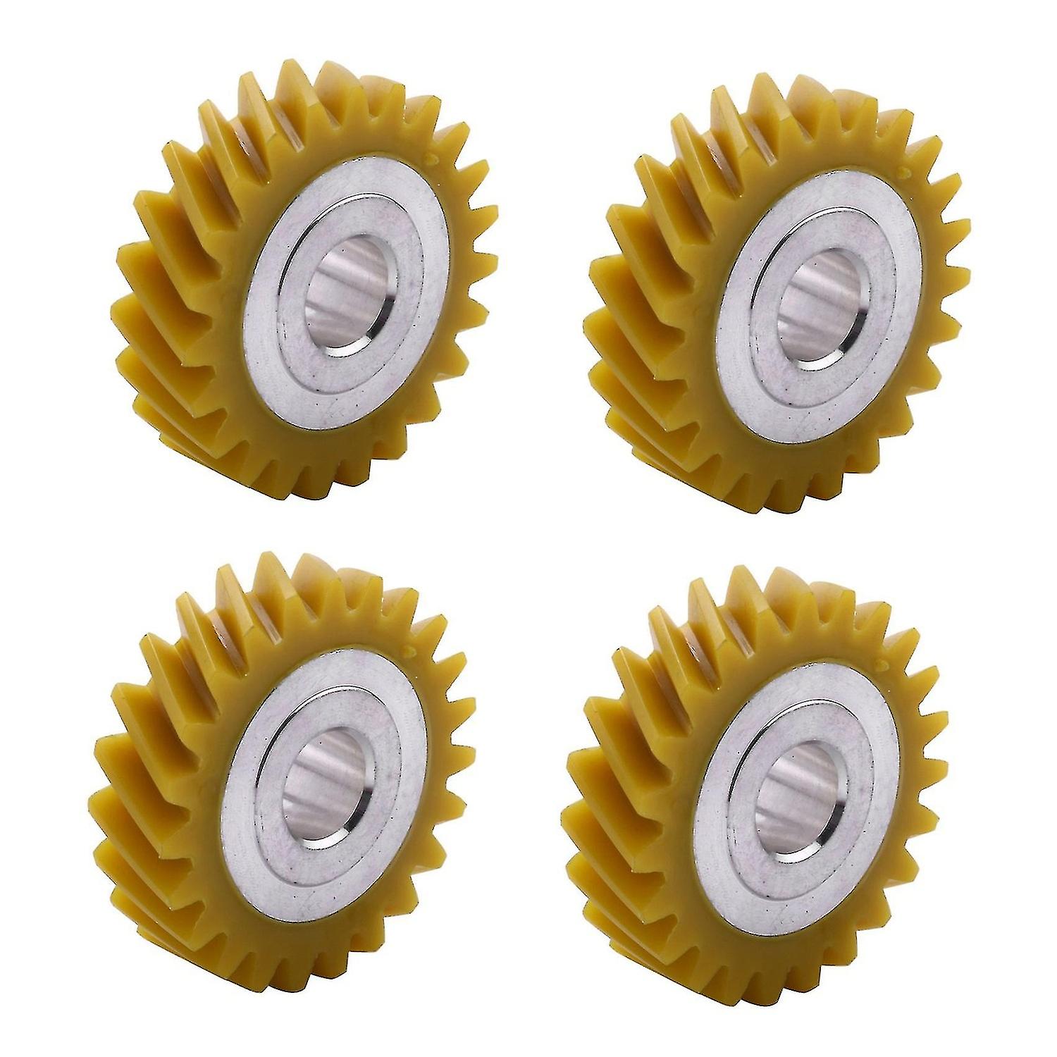 4x W10112253 Mixer Worm Gear Replacement Part Perfectly Fit Compatible With Kitchenaid Mixers-replac