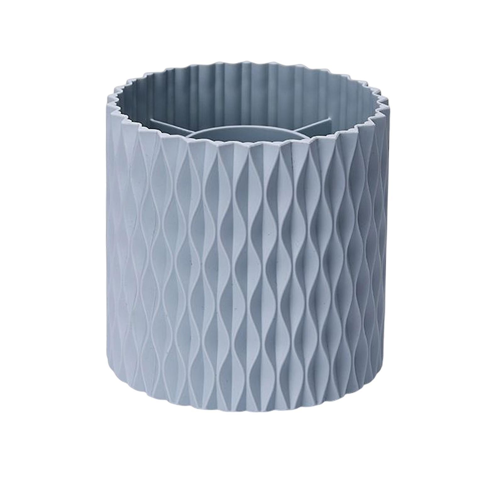 360 Rotating 5 Grid Cosmetics Brushes Storage Cup Organizer Accessoire Blanc