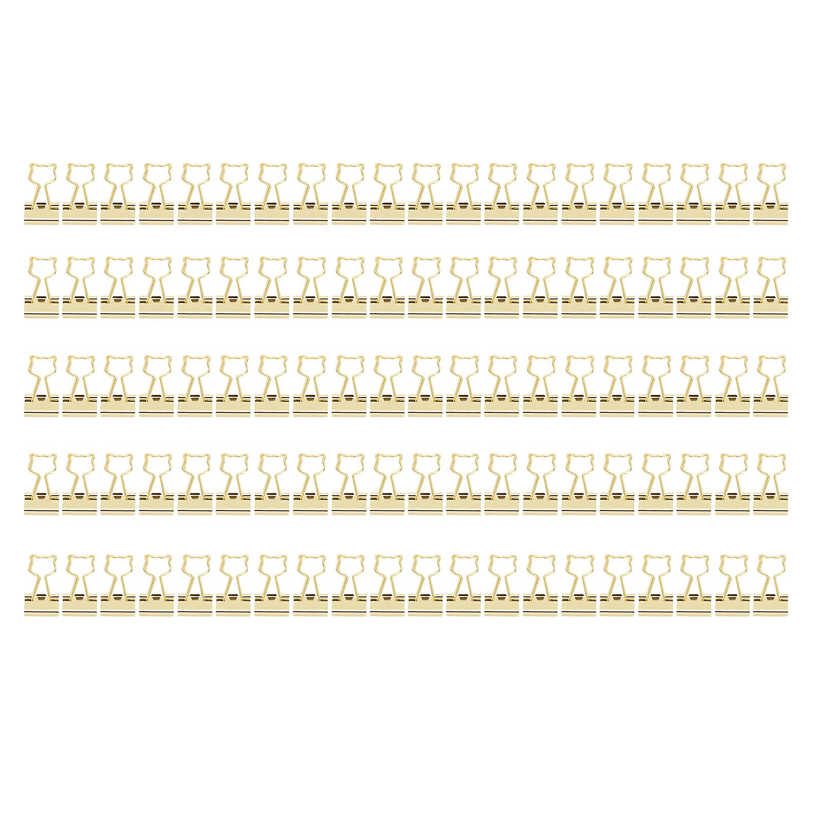 Binder Clips, Cat Shape, Metal Iron