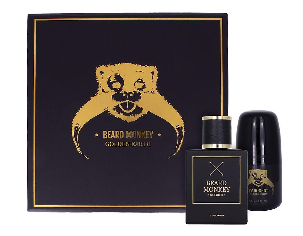 Giftset baard aap gouden aarde