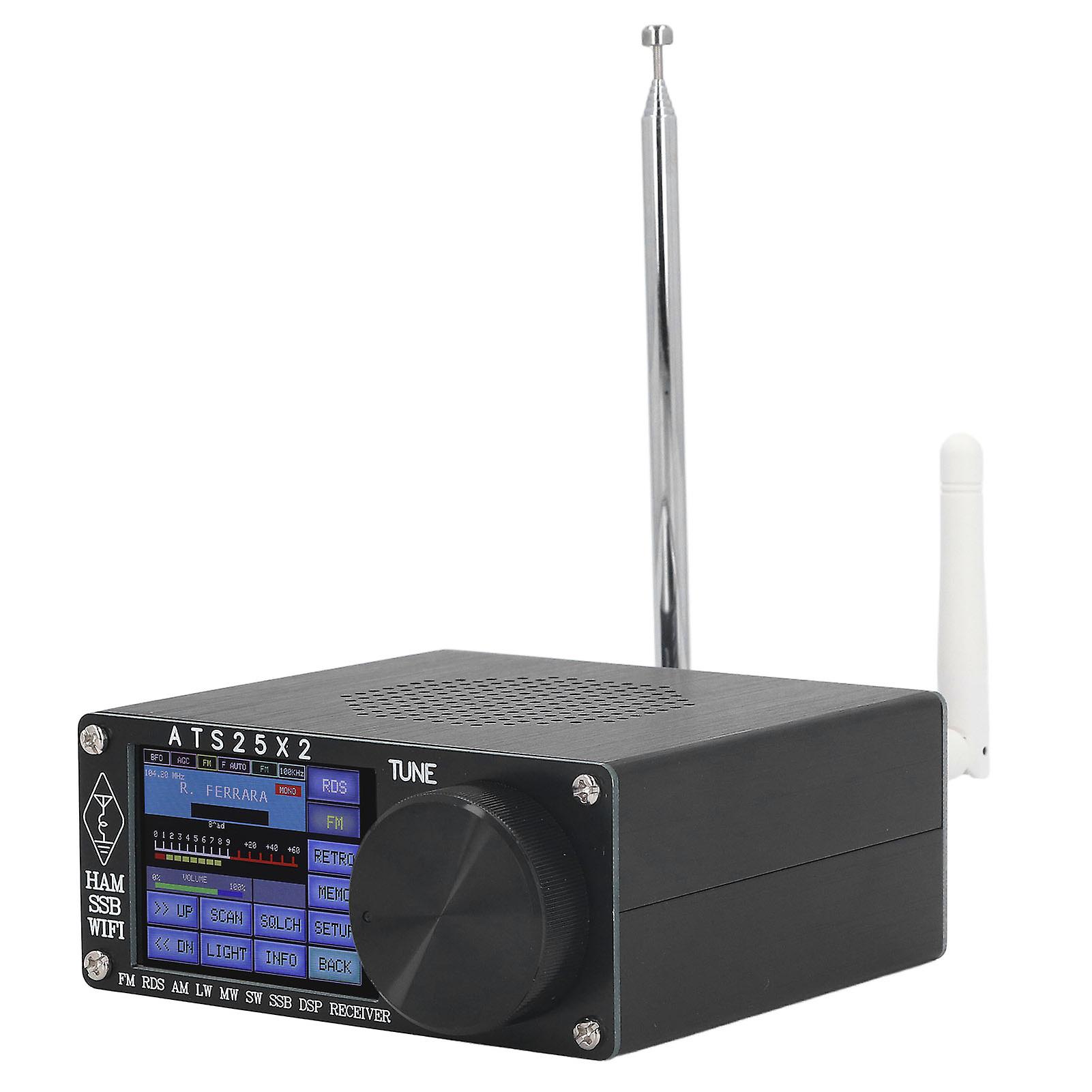 FM Portable Full Band Radio 2.4in Touch Screen 2000mAh Battery