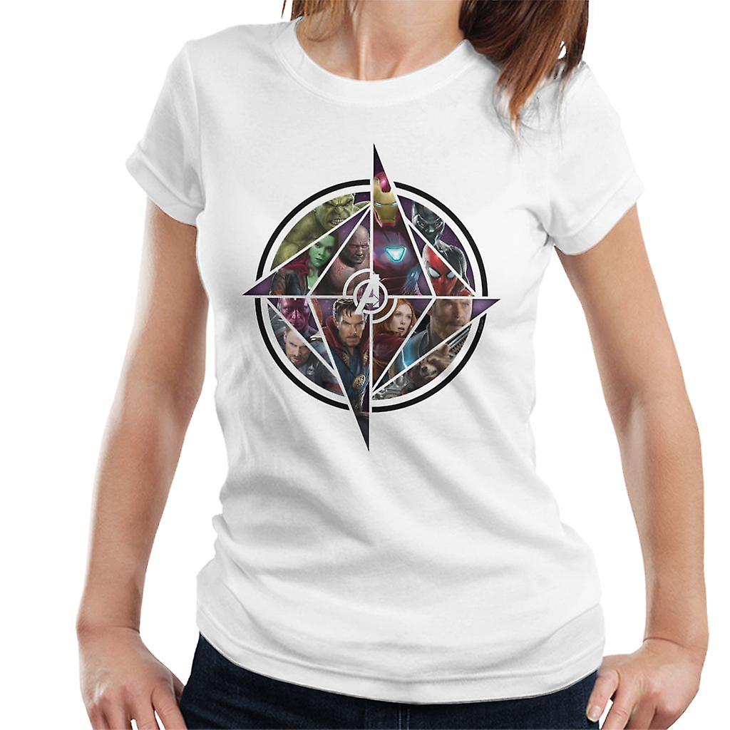 Marvel Avengers Infinity War Character Montage Women's T-Shirt