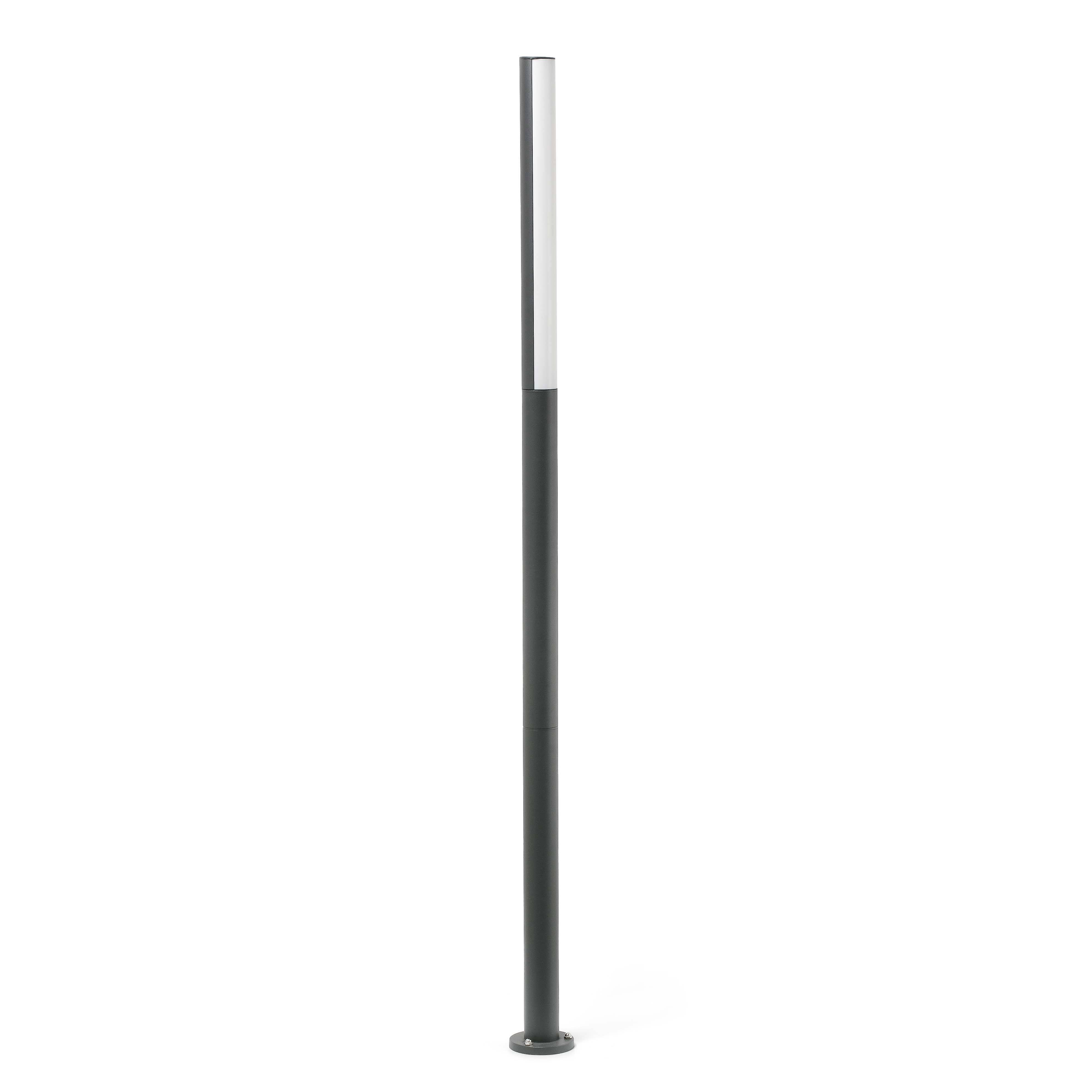 Faro Beret-3 - LED Outdoor Lamp Post Dark Grey IP54