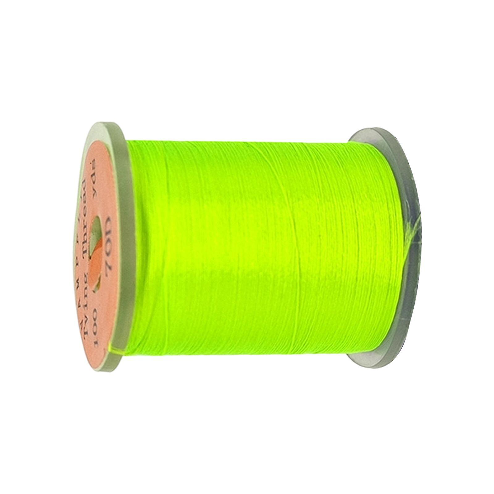 Fly Tying Thread DIY Making Tool Filaments Thread 70D Binding Thread for Lure Bait Fluorescent Fly Tying Material Accessories