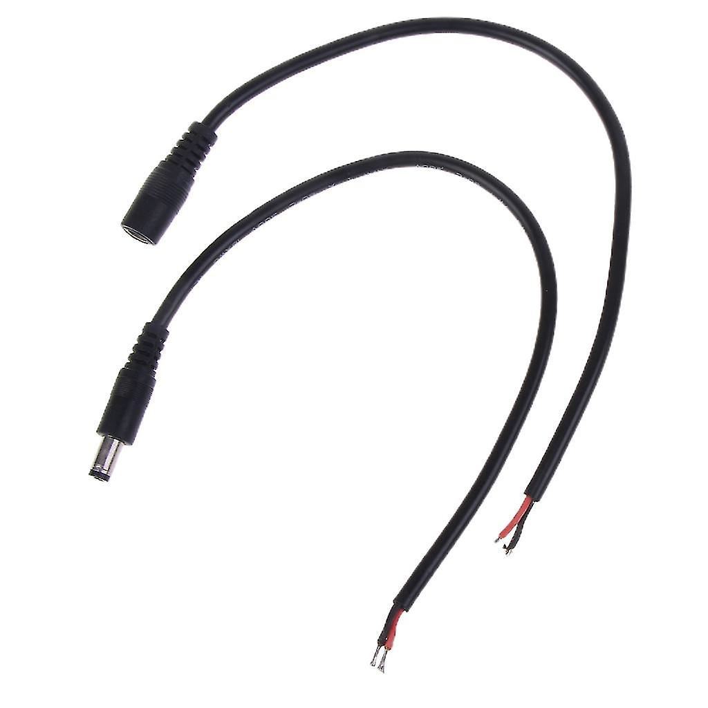 12v 10a 120w العاصمة السلطة ضفيرة برميل التوصيل موصل 2.1 مم × 5.5 مم 25 سم / 9.84 بوصة