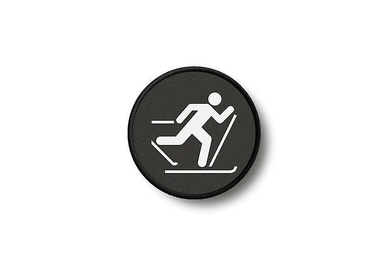 Patch badge ecusson prints thermocollant cross-country skiing