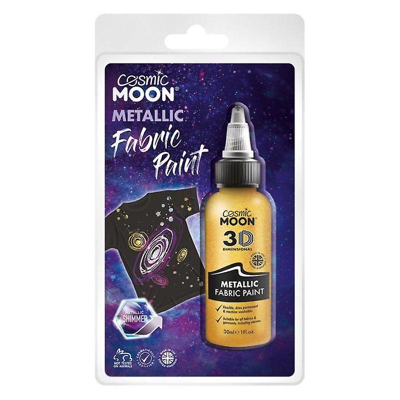 Cosmic Moon Metallic Fabric Paint Clamshell 30ml S16680