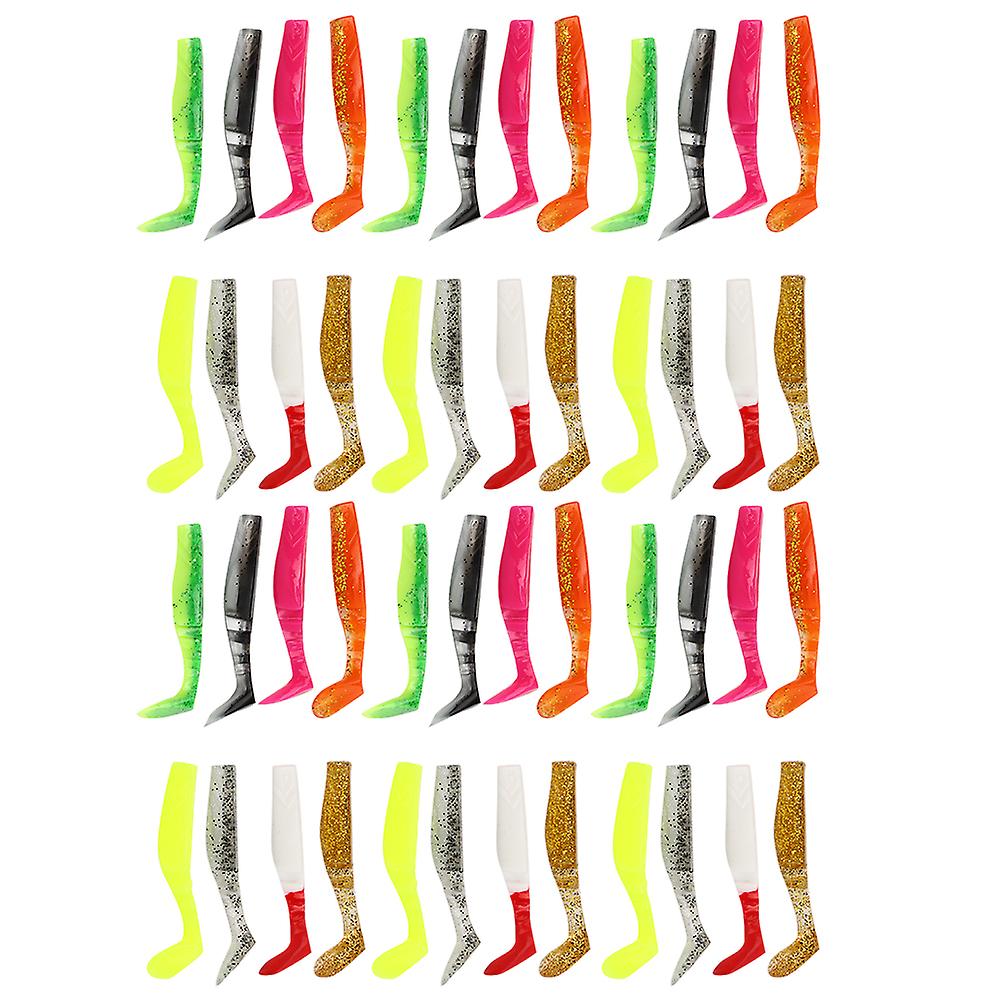 AR45 80mm / 6g Angeln Künstliche Lebensechte Simulation Köder Soft T Tail Köder Zubehör