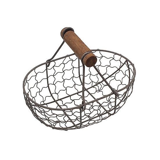 Sundries Basket Eye-catching Easy to Use Portable Unique Retro Style Bright-colored Organizer Basket for Home