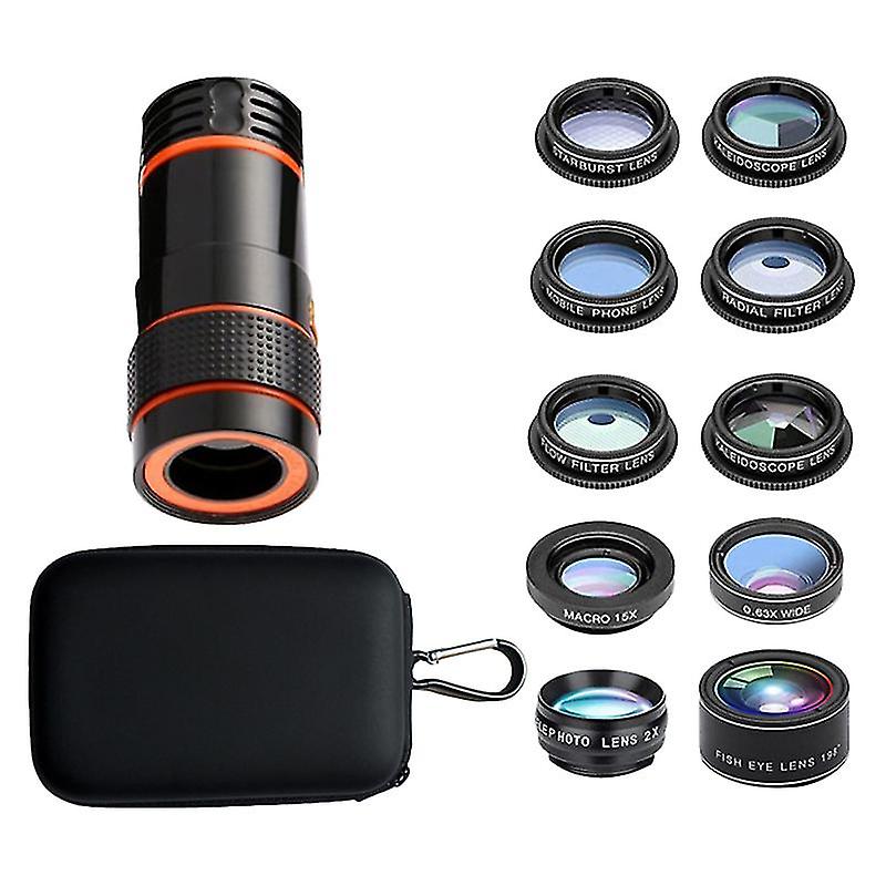 1pcs 10-in-1 Mobile Phone Camera Lens Kit