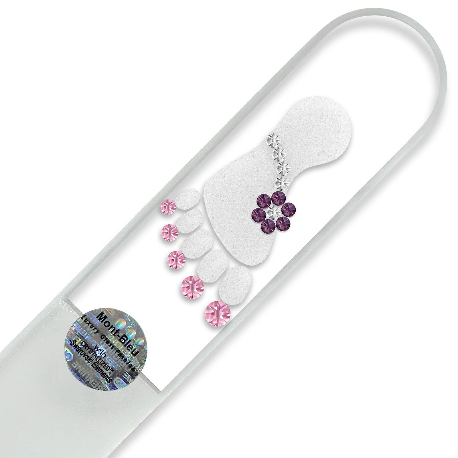 Large Crystal Nail File Foot 365-2 - Amethyst - Crystal