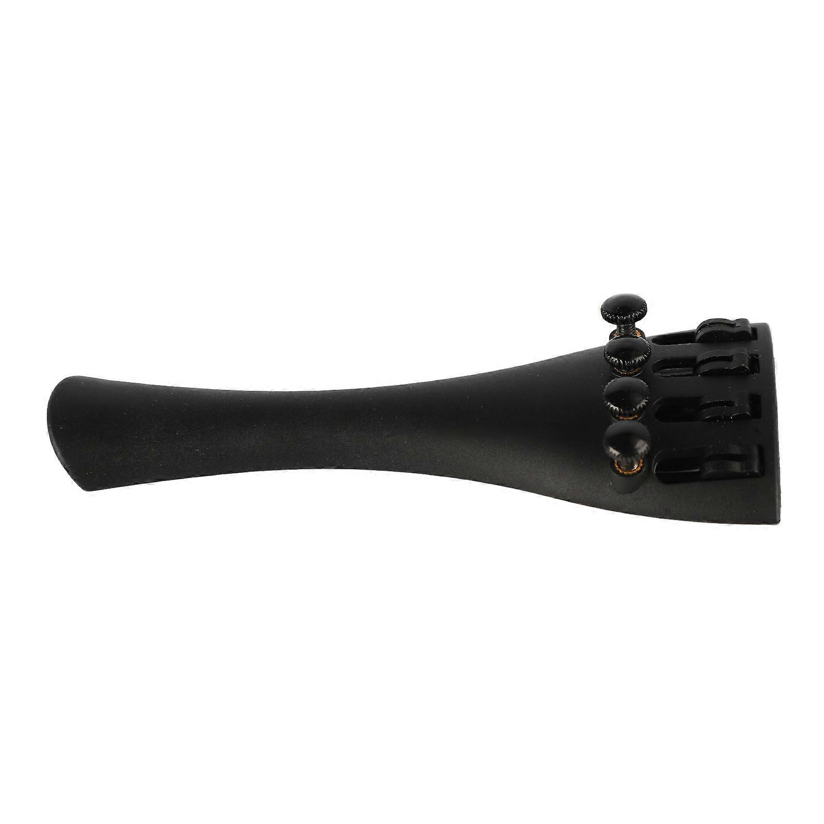 バイオリンテールピース4ファインチューナー4/4カーボンファイバーフィドルテールガットパーツアクセサリー