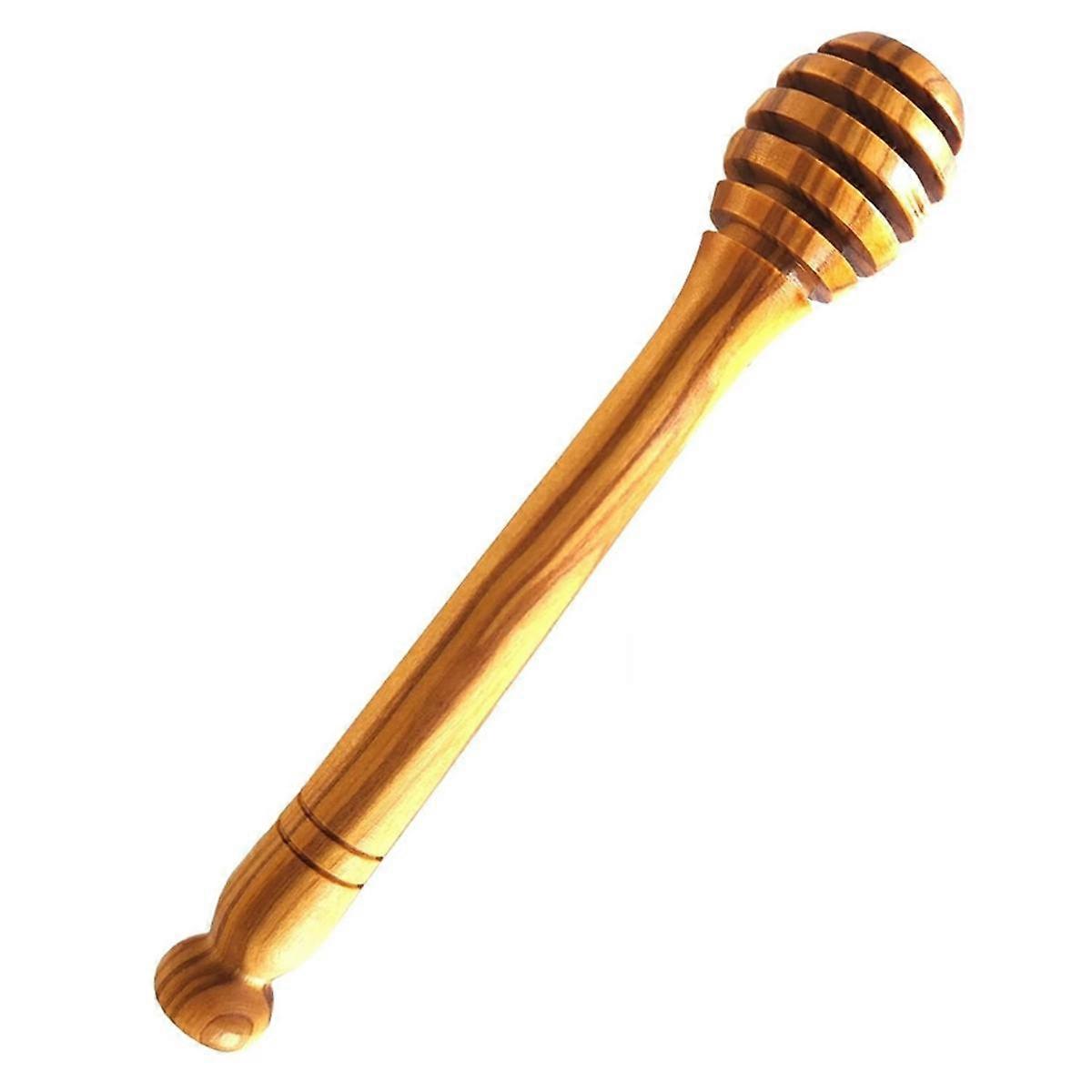 Olive Wood Honey Dipper Stick-Wooden Honey Dipper,8.85Inch Wooden Honeycomb Sticks for Honey Jar Dispense