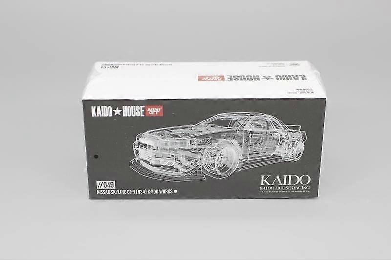 ミニカー KAIDO HOUSE NISSAN SKYLINE GT-R R34 048 Mini GT 1:64 room sports car Kaido House model Skyline R34