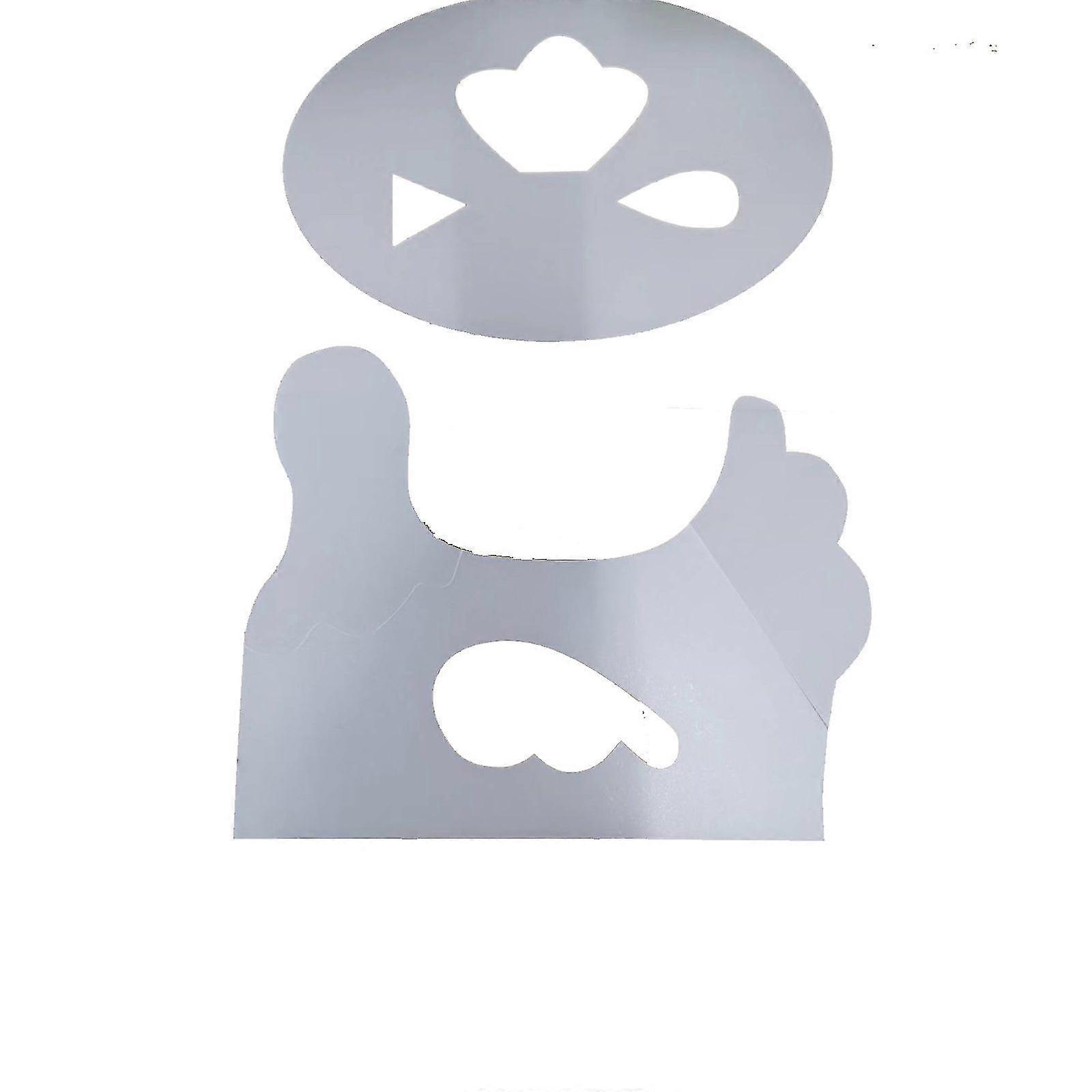 Cute Eggs Basket Template Set,new Plastic Drawing Template