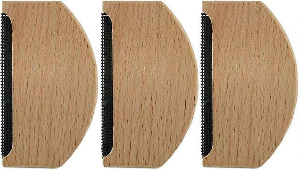 3 Pcs Cashmere Comb Pullover Razor Wood Pilling Fluff Fabric Lint Remover Manual Portable Clothing Brush Tool