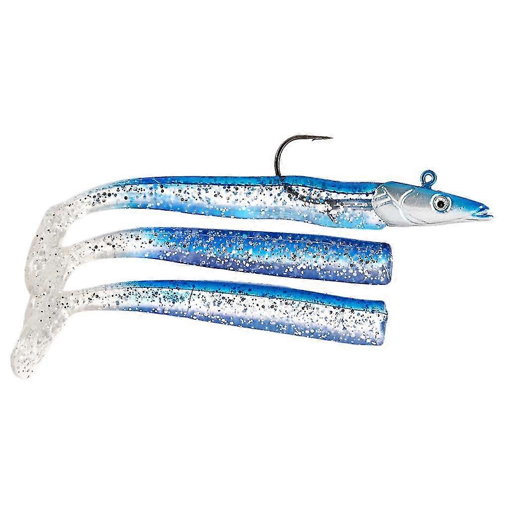 Leurres de pêche HG Bait 22 g, tête plombée, jigging, poisson, queue en T, bar, gris
