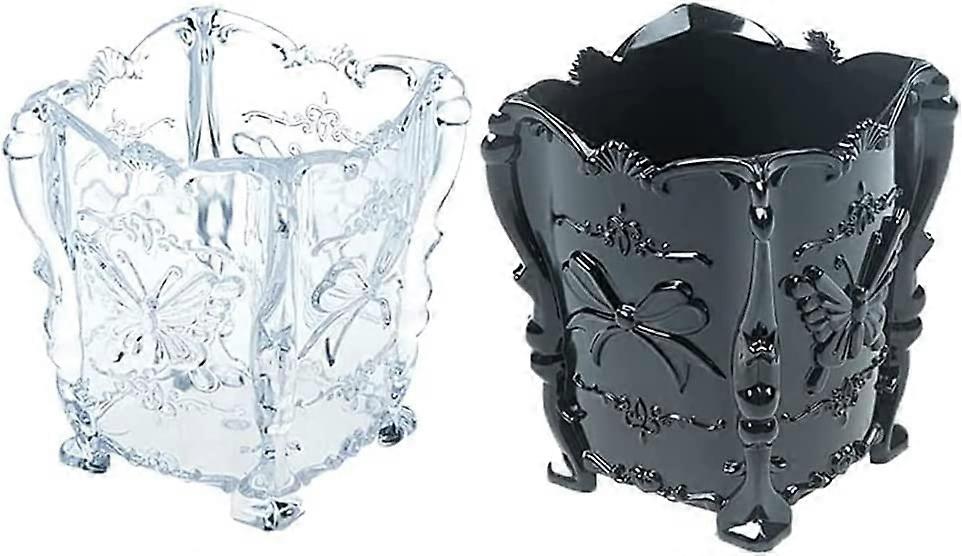 Makeup Storage Brush Holder, 2 Pcs Makeup Brush Holder Organizer
