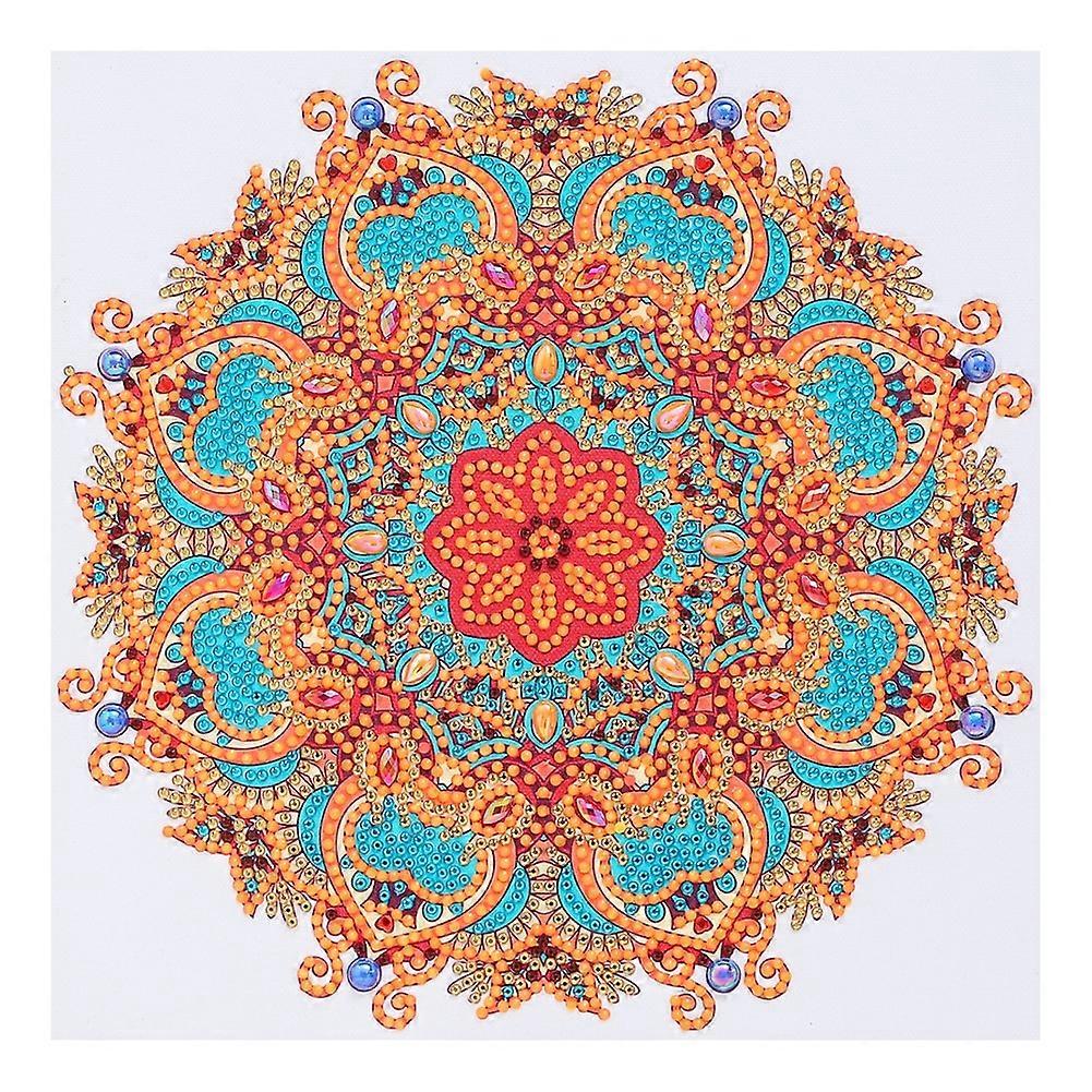 5D DIY Special Shaped Crystal Drill Diamond Painting Color Mandala Mosaic Kit Rhinestone Drawing Picture Set Home Decoration