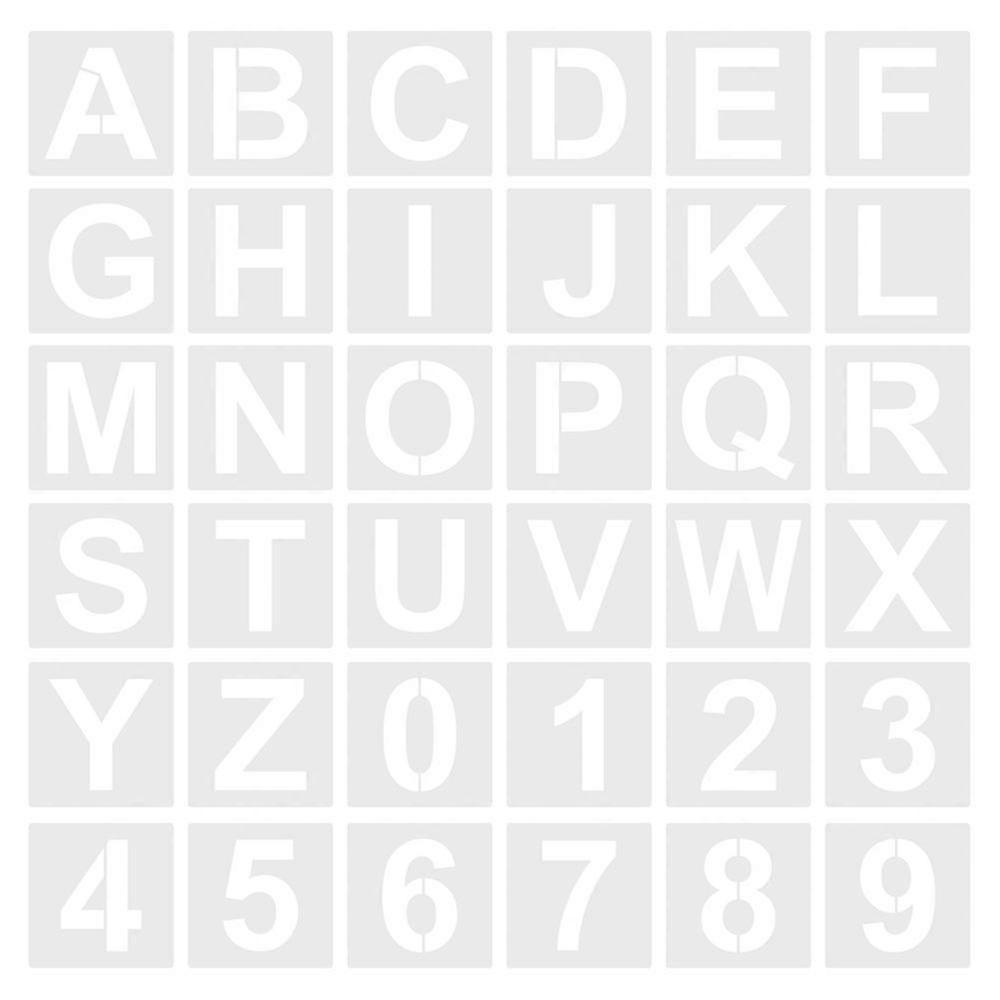 Set de engleză Alphanumeric Template Diy Hollow Wall