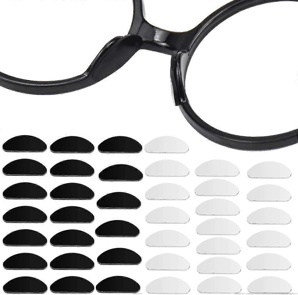 メガネ用20ペアノーズパッド接着剤メガネノーズパッドメガネノーズパッド