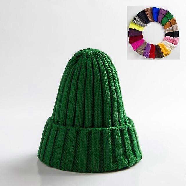 Unisex Hat Cotton Blends Solid Warm Soft HIP HOP Knitted Hats Men Winter Caps Women's Skullies Beanies For Girl