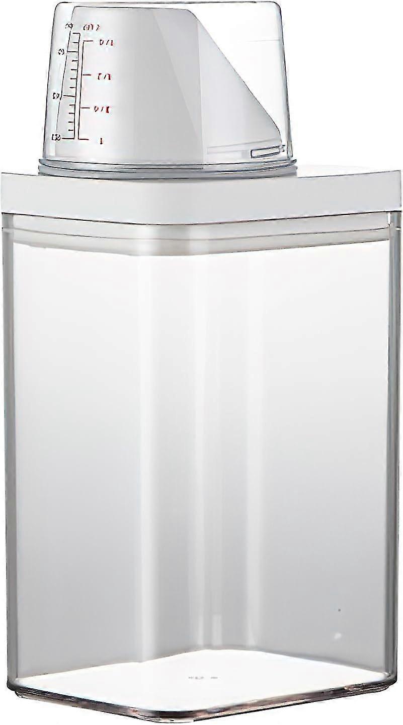 Washing Powder Storage - Laundry Detergent Dispenser Container With Measuring Cup