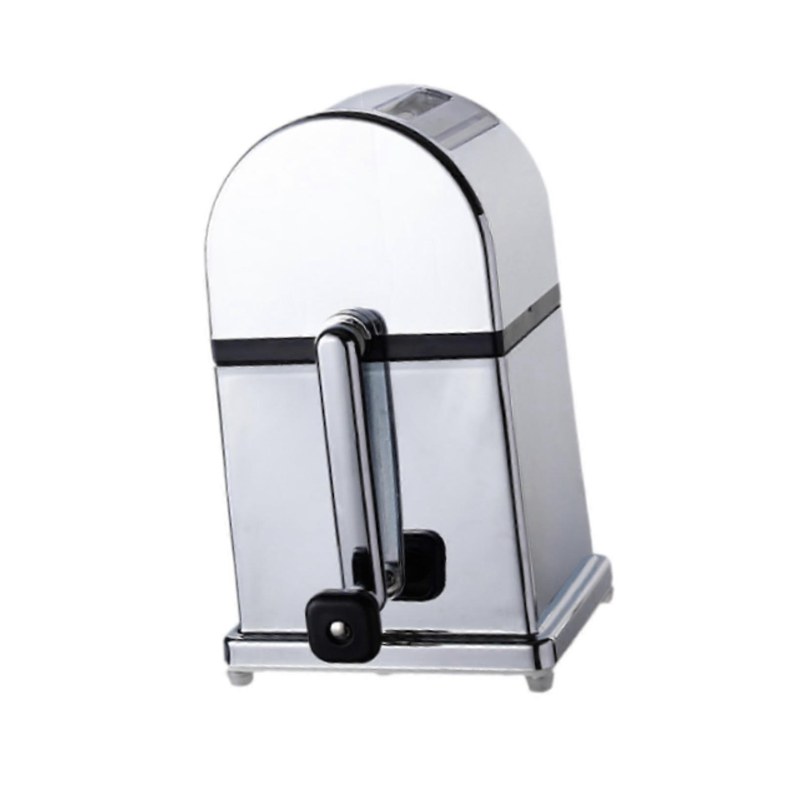 Ice Crusher Rotary Handle Shaved Ice Machine for Ice Platters Cafe Cocktails
