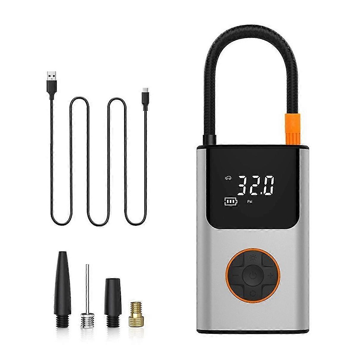 Tire Inflator Portable Air Compressor, 150 Psi Cordless Portable Tire Inflator Fast Inflation, Air Pump For Car Tires