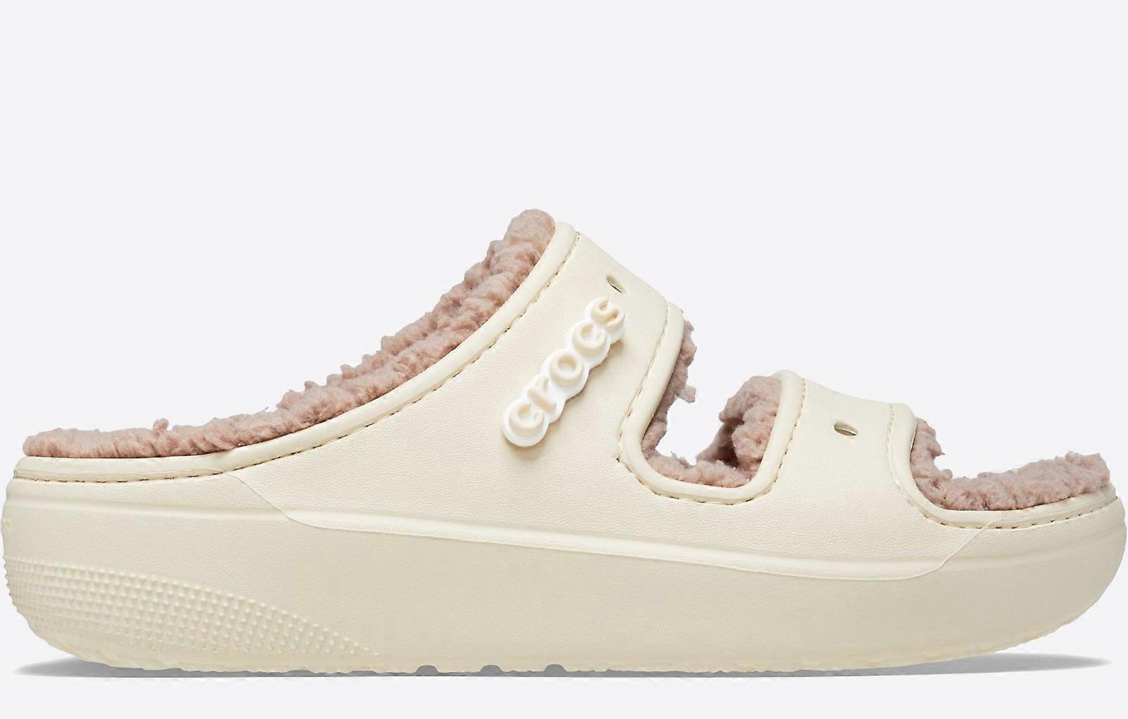 Crocs Classic Cozzzy Sandal Bone