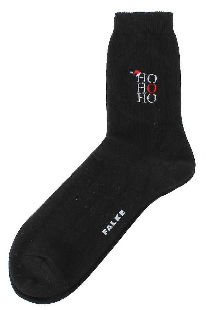 Falke Cosy Wool Ho Ho Ho Socks - Black