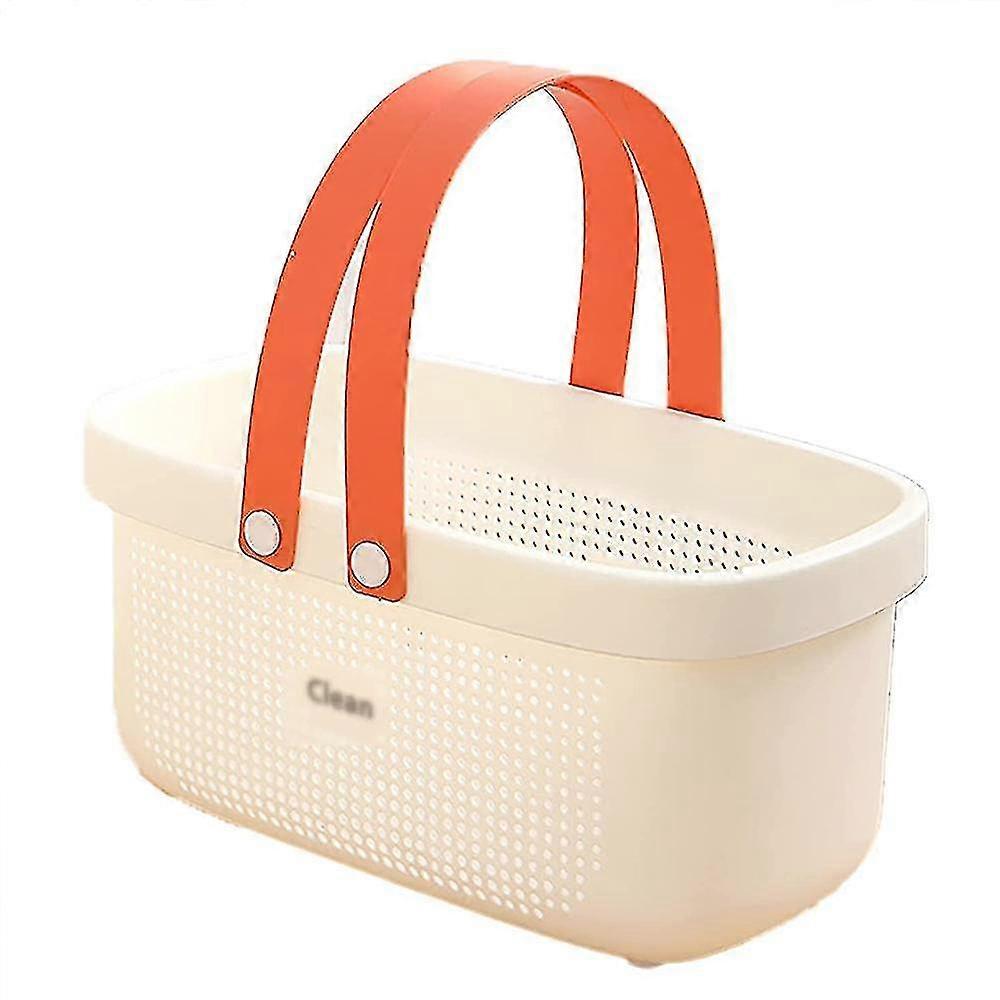 Portable Shower Caddy Tote Plastic Storage Basket