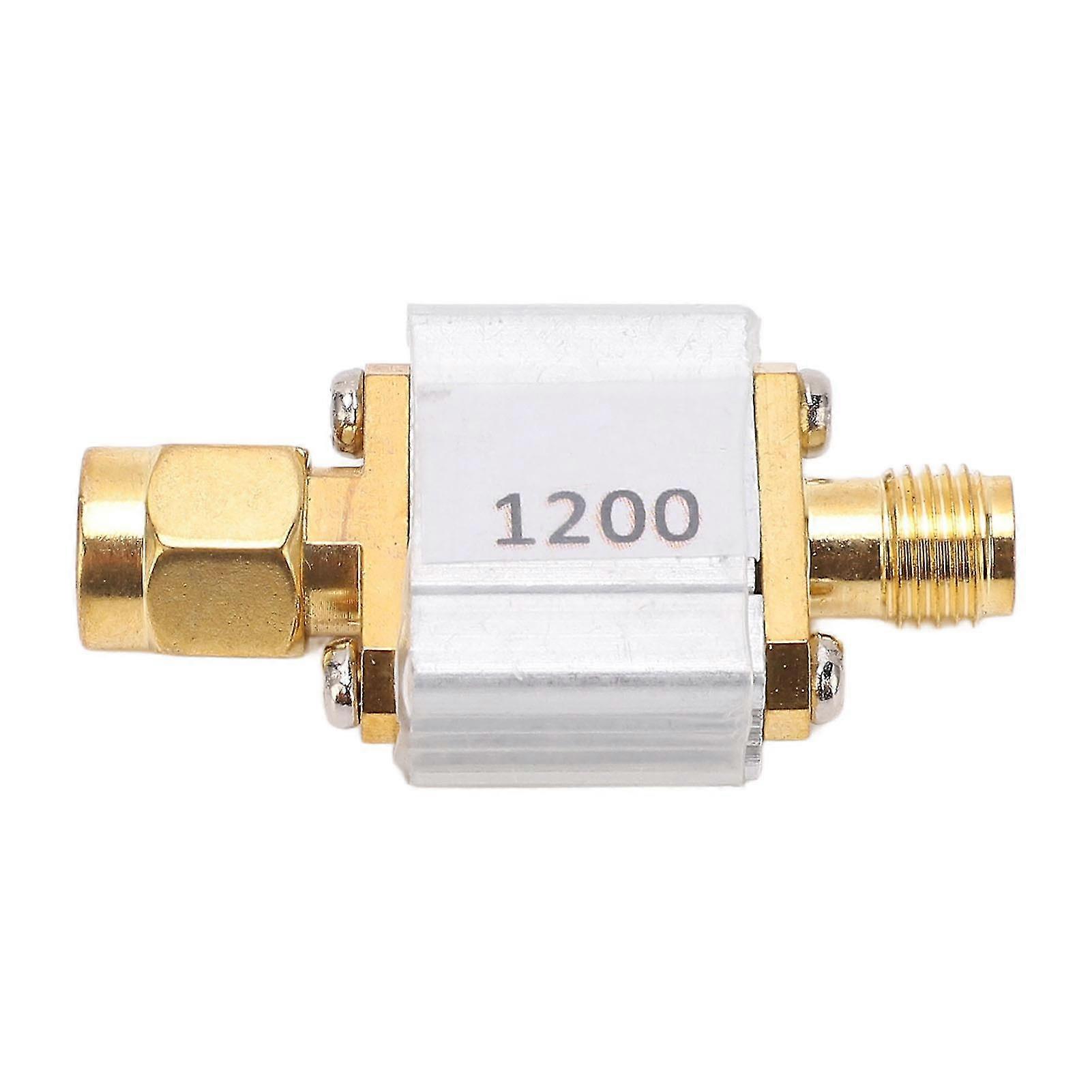 1200MHz 50 Ohms SMA Interface SAW Bandpass Filter Module Aluminum Alloy Housing Anti Interference