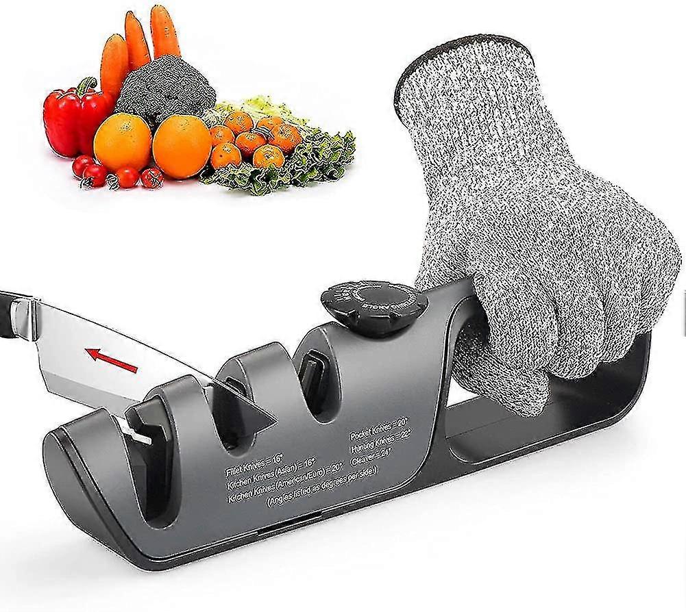 Knife Sharpener 3in1 Kitchen Knife Sharpeners And Scissors Sharpeners Restore