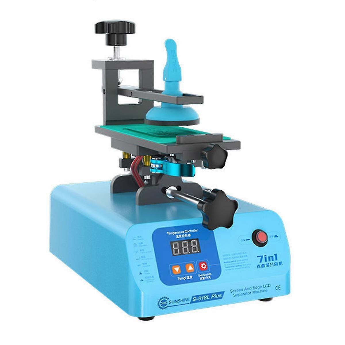 Sunshine S-918l Plus 7in1 Straight Curved Screen Lcd Vacuum Separator Mobile Phone Heating Remove S