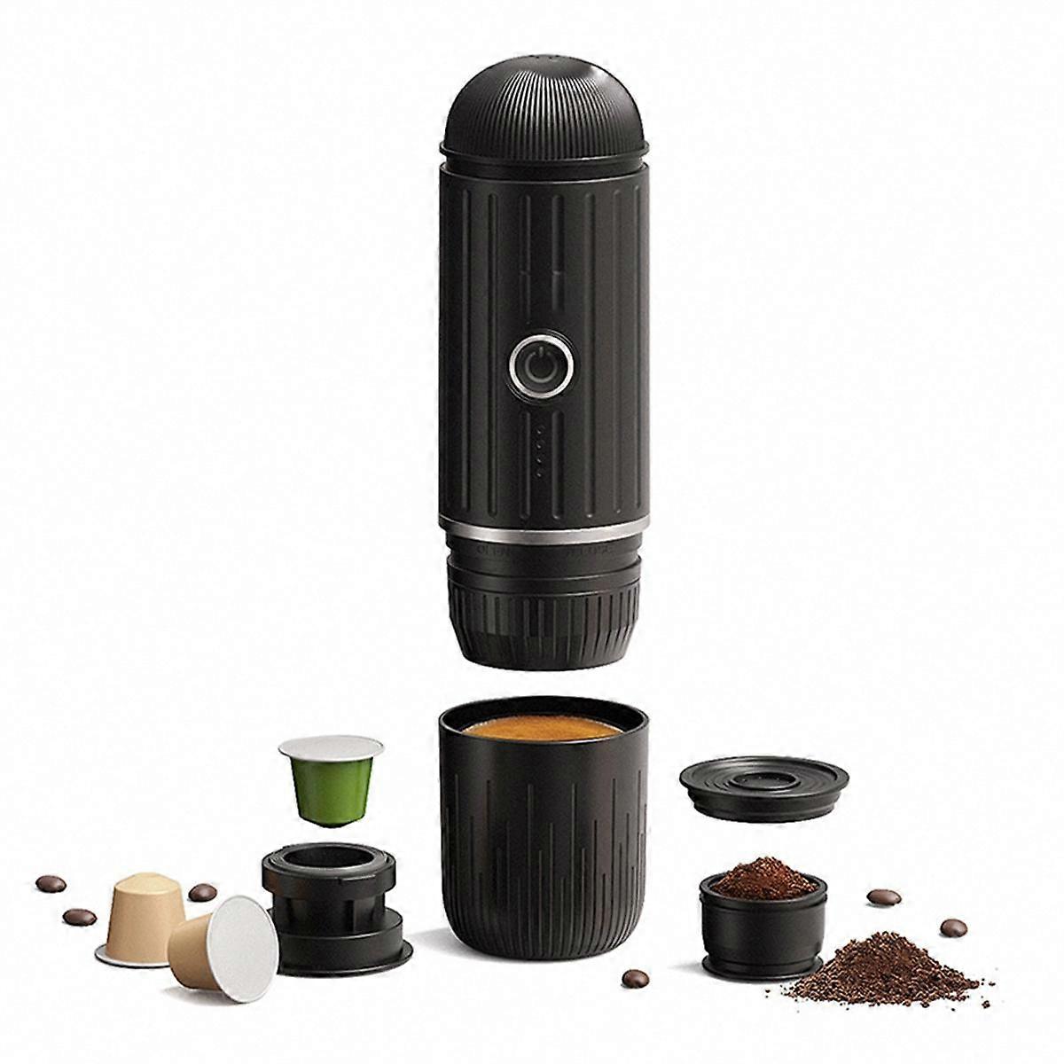 New Mini Capsule Coffee Powder Dual-Purpose Portable Electric Semi-Automatic Car Handheld Heated Es