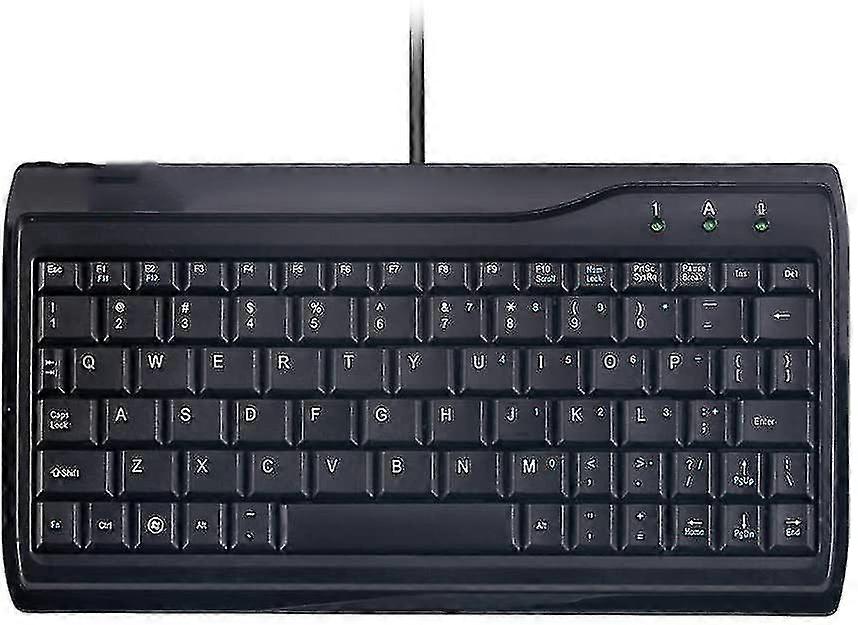 Super Mini Wired Keyboard, Full Size 78 Keys Keypad Small Portable Fit ...